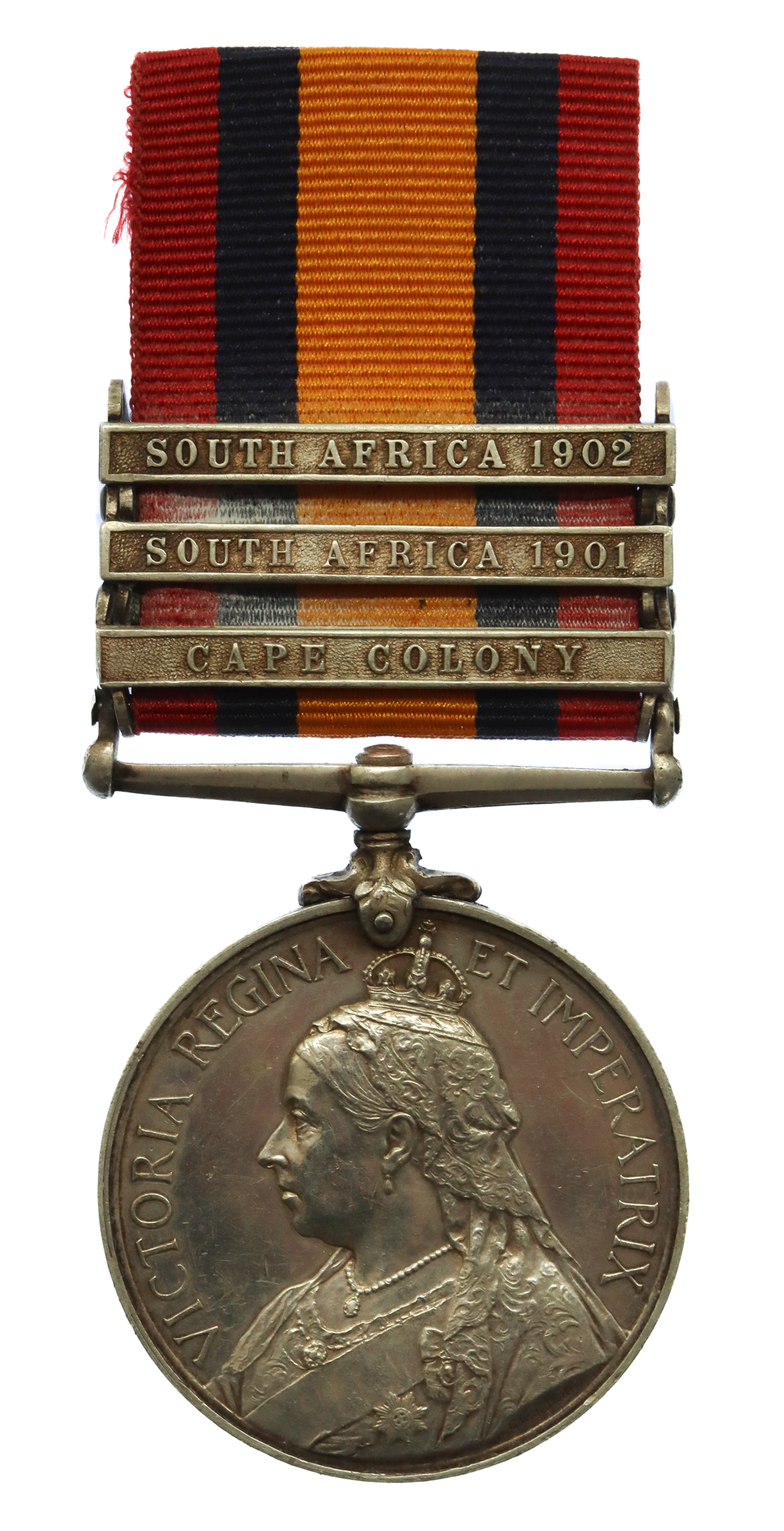 Queen's South Africa Medal (Clasps - Cape Colony, South Africa 1901, South Africa 1902) - L.Sergt. H. Close, 96th (Metropolitan Mounted Rifles) Coy. Imperial Yeomanry
